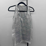 Fabletics Women's Size L Gray Floral Tank