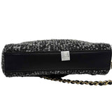 TALBOTS Charcoal Tween Crossbody Flap-Front Purse