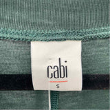 CABI Women's Size S Green Solid Long Sleeve Shirt