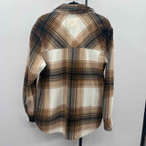 Thread & Supply Women's Size L Brown Plaid Jacket