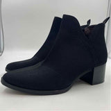 Life Stride Women's Shoe Size 6.5W Black Textured Boots