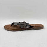 Azura Women's Shoe Size 7 Black Beaded Sandals