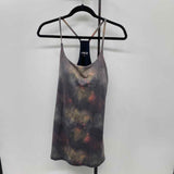 3 Paces Women's Size 10 Charcoal Abstract Dress