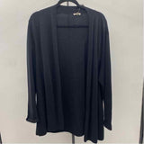 Talbots Women's Size 2X Black Solid Cardigan