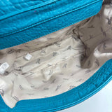 THIRTY ONE Teal Faux Leather JEWELL Shoulder Bag Purse