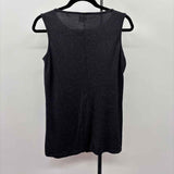 CABI Women's Size XS Black Heathered Sleeveless Shirt