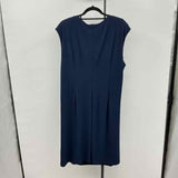 DB Women's Size 20W Navy Solid Dress