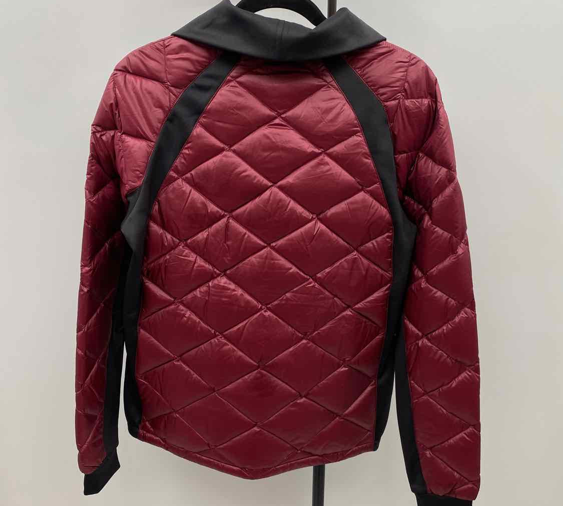 Skhoop Women's Size M maroon Quilted Jacket