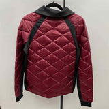 Skhoop Women's Size M maroon Quilted Jacket