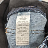 Wit & Wisdom Women's Size 4P Blue Solid Jeans