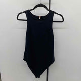 Free People Junior's Size M Black Solid Tank