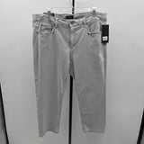 Jones New York Women's Size 14 Gray Solid Capris