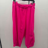 LIVI active Women's Size 26 Hot Pink Solid Capris