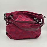 Coach Women's Burgundy Luxe Signature Purse