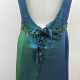 Clarisse Junior's Size 16 Green Iridescent Gown/Evening Wear