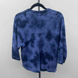 purejill Women's Size S Blue Tie Dye Cardigan