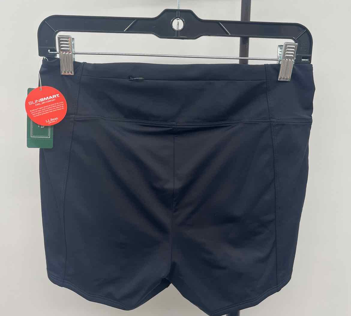 Sunsmart Women's Size 12 Black Solid Swimsuit - Separate