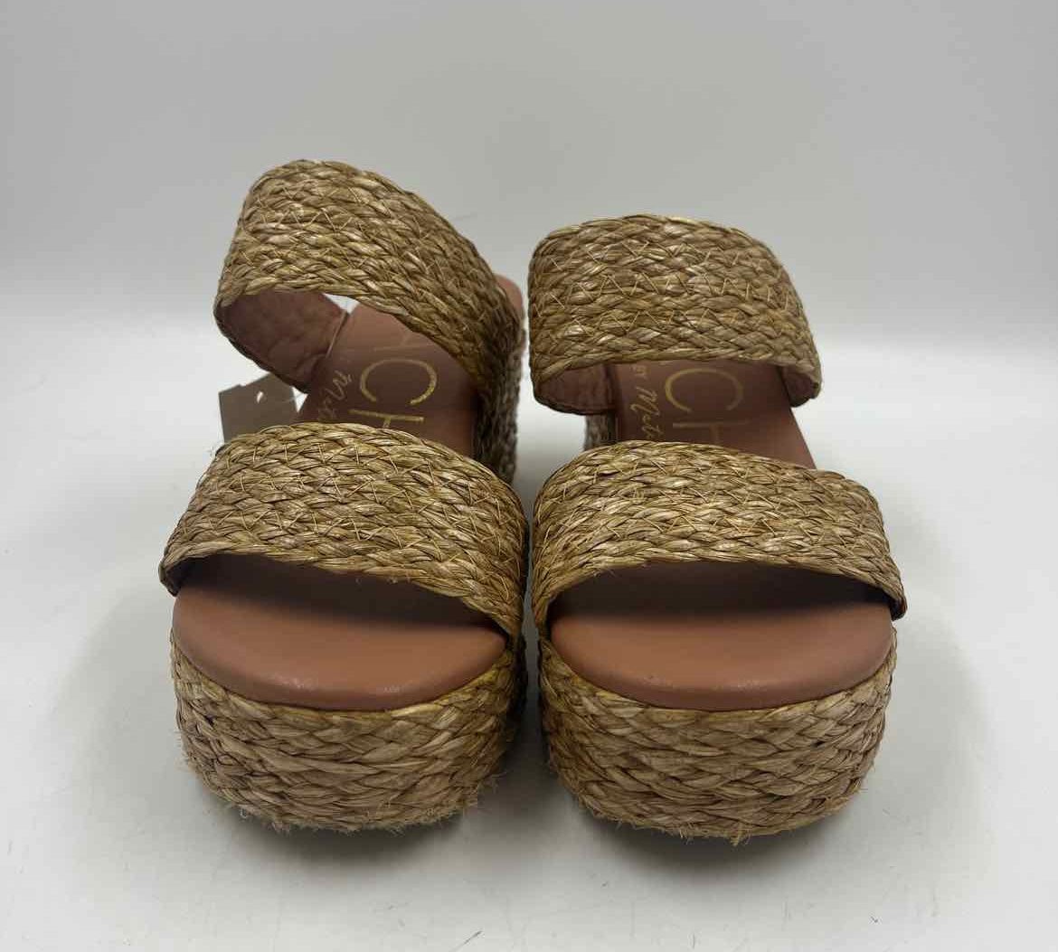 BEACH by Matisse Women's Shoe Size 7 Natural Woven Sandals