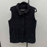 Eddie Bauer Women's Size M Black Solid Vest