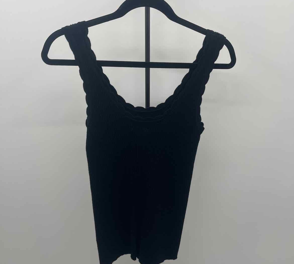Truth Women's Size L Black Ribbed Tank