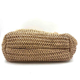 NWT ART CLASS Natural Woven Daisy Embellised Shoulder Bag Purse