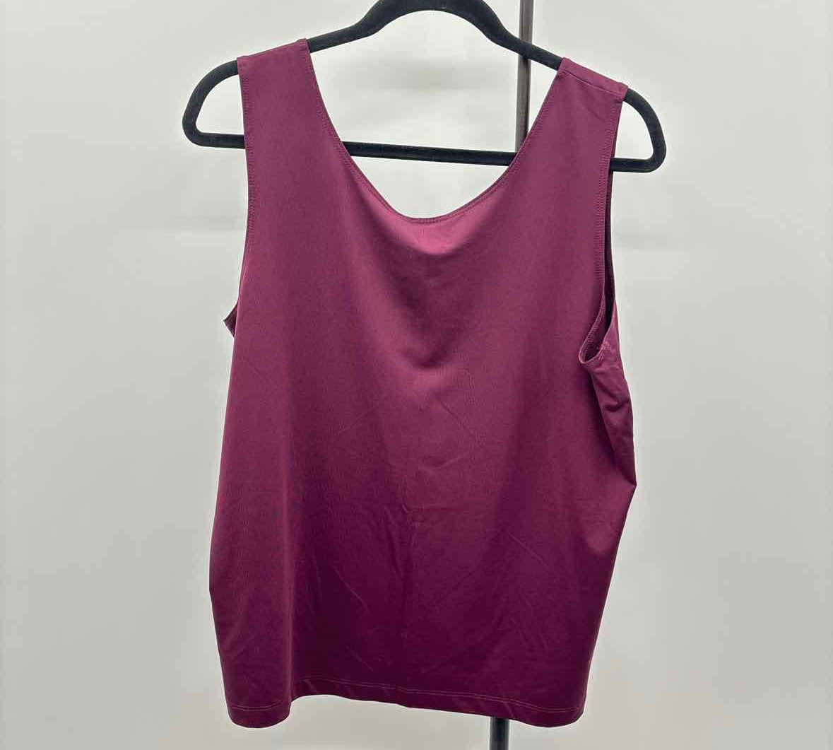 Chico's Women's Size XL Wine Solid Tank