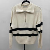 MNG Women's Size M White Textured Sweater