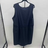 Talbots Women's Size 20 Navy Solid Dress