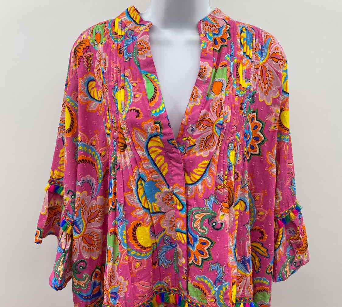 TAJ by Sabrina Crippa Women's Size 10 Pink Floral Dress