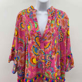 TAJ by Sabrina Crippa Women's Size 10 Pink Floral Dress