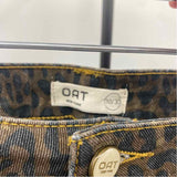 Oat Women's Size 10 Brown Animal Print Jeans