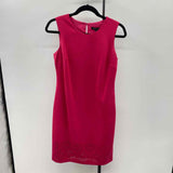 Banana Republic Women's Size 2 Fuschia Laser Cut Dress