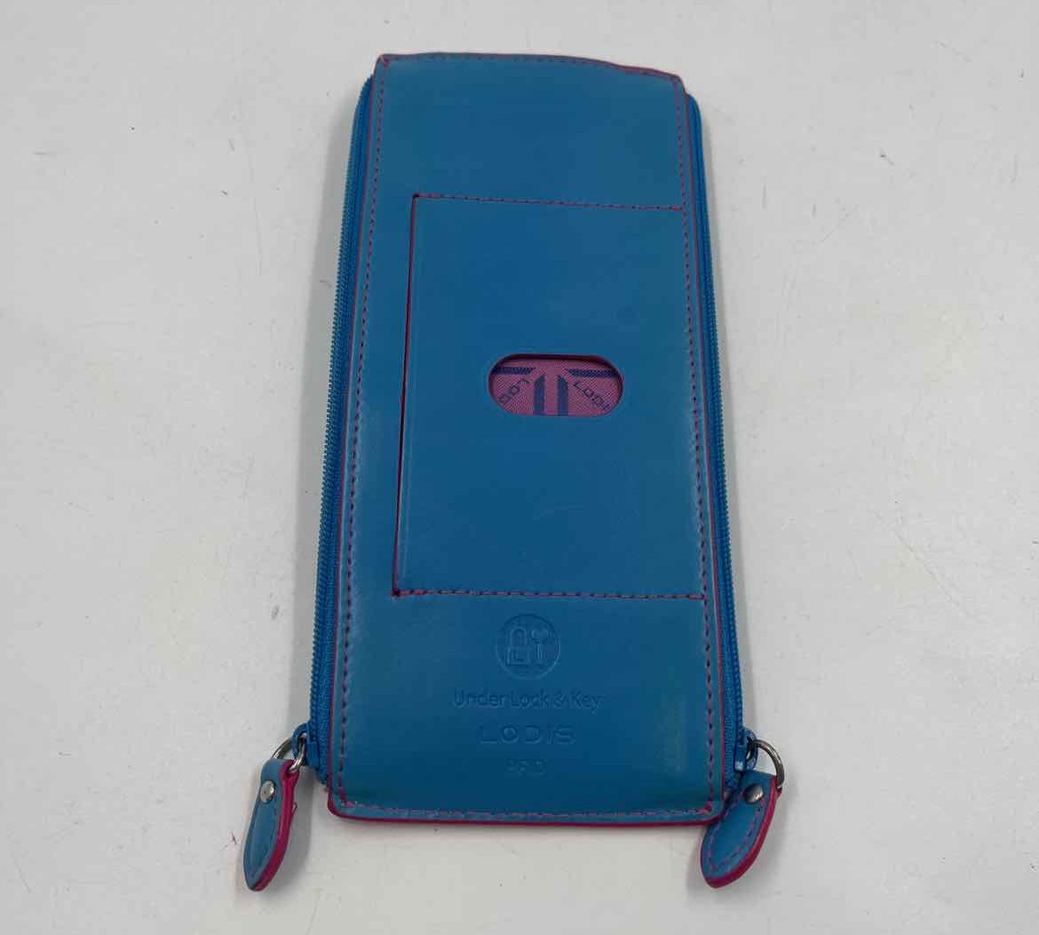Lodis Women's Blue Luxe Solid Wallet