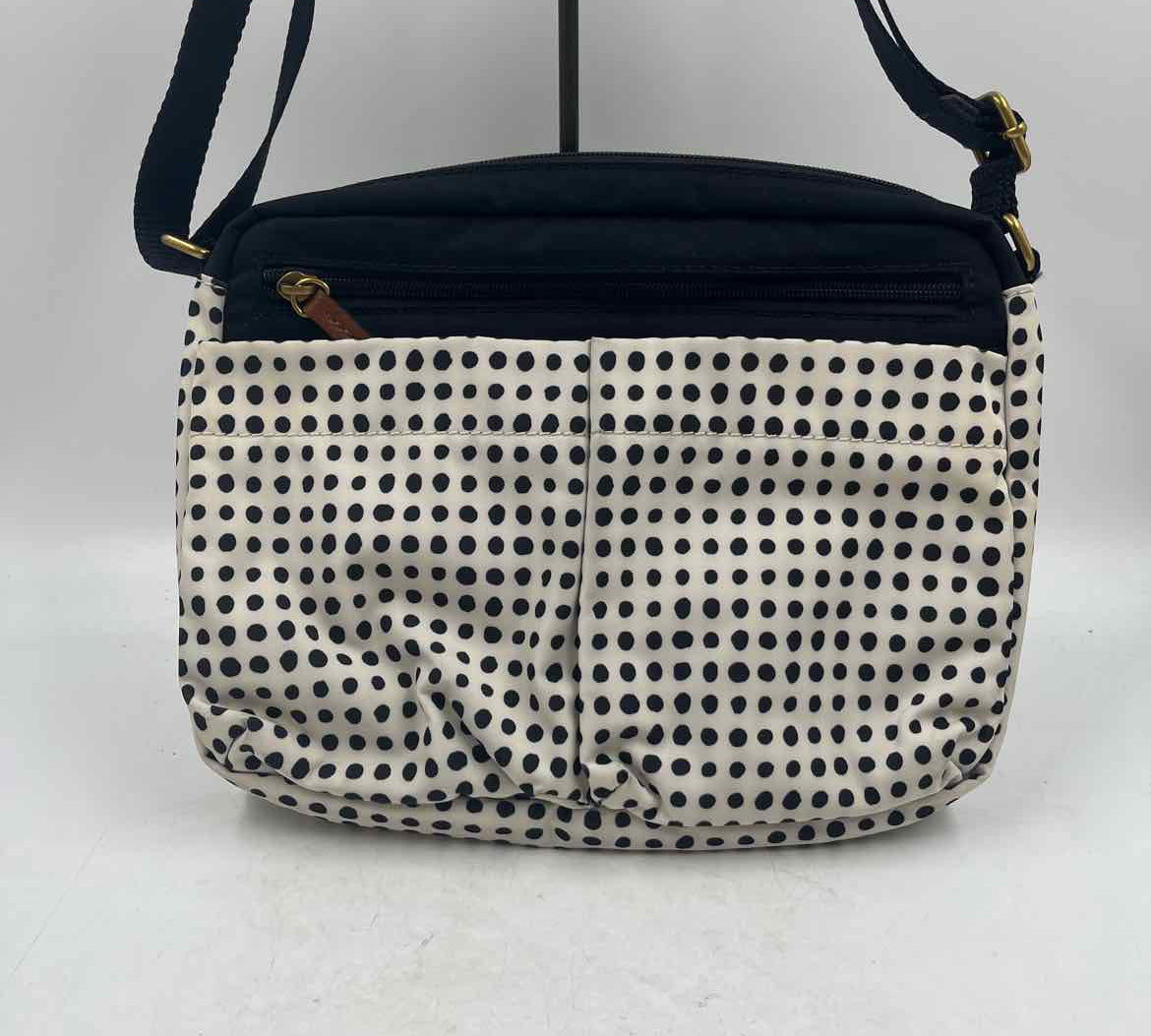 Fossil Women's Black Luxe dots Purse