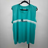 Columbia Women's Size 3X Teal Logo Sleeveless Shirt