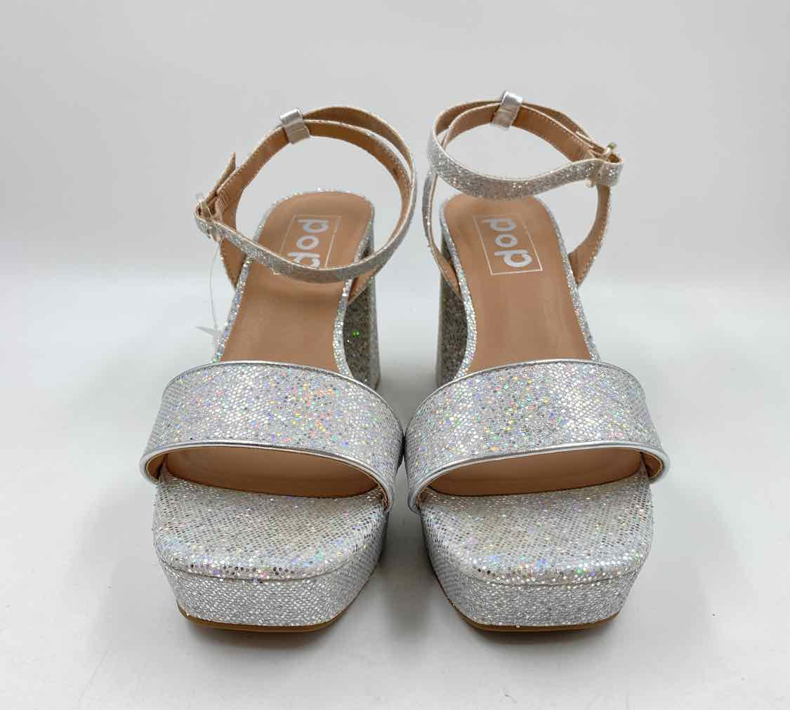 Pop Women's Shoe Size 8 Iridescent glitter Heels