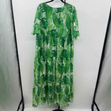 Unbranded Women's Size 20 Green Leaf Dress