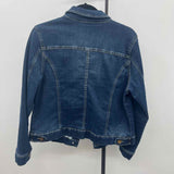 Vintage America Women's Size L Blue Solid Jacket