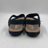 Gdefy Women's Shoe Size 6 Charcoal Solid Sandals