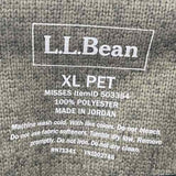 LL Bean Women's Size XLP Green Heathered Jacket