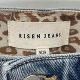 Risen Women's Size 8 Blue Distressed Jeans