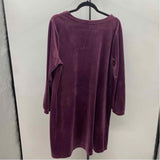 purejill Women's Size 18 Purple Solid Dress