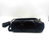 ANNE KLEIN Black Quilted Convertible Shoulder / Crossbody Purse