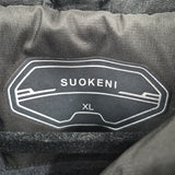 Suokeni Women's Size XL Black Solid Coat
