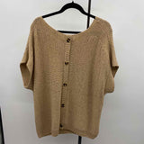 Cable & Gauge Women's Size 2X Teal Textured Sweater