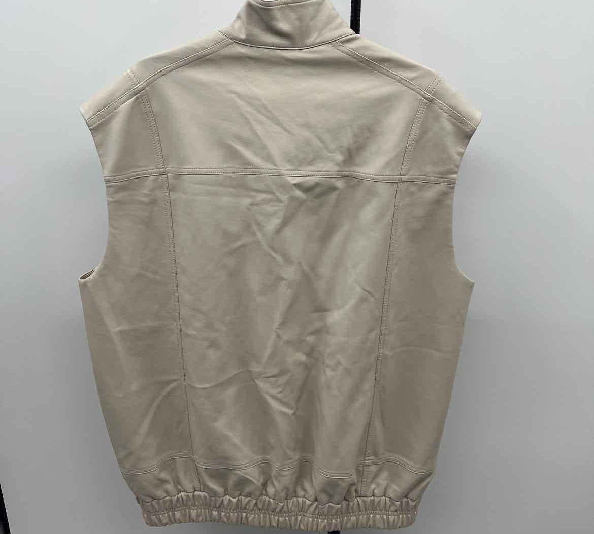 Antropologie Junior's Size M Beige Solid Vest
