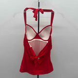 Tommy Bahama Women's Size M Red Solid Swimsuit - 2 Piece