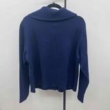Charter Club Women's Size XL Blue Solid Cardigan