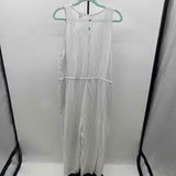 Drew Women's Size 14 White Stripe Jumper