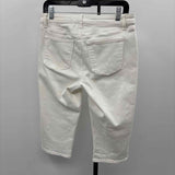 Talbots Women's Size 6P White Solid Capris